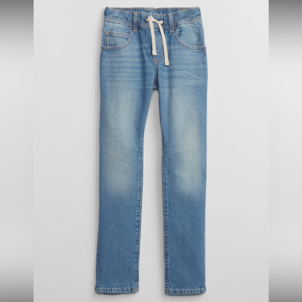 NWOT GAP Kids Slim Pull-On Light Wash Jeans XS 4-5